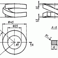 Шайба двухвитковая 25